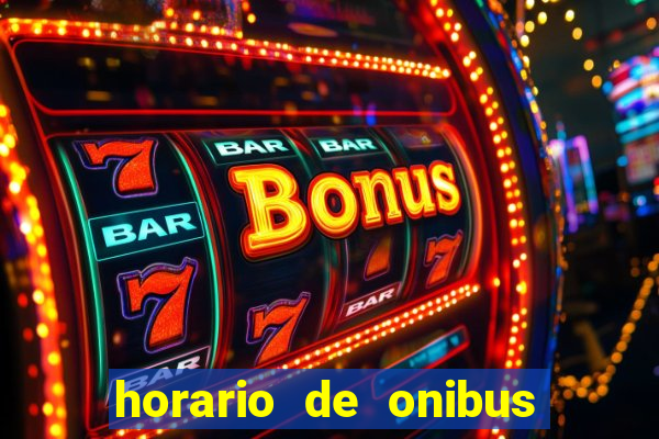 horario de onibus santos dumont x juiz de fora